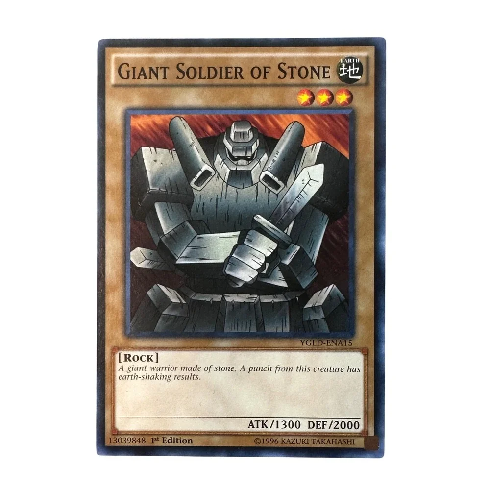 Yu-Gi-Oh! Trading Card Giant Soldier of Stone YGLD-ENA15 1st Edition‎ Rock Earth